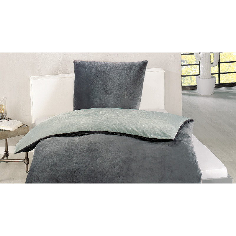 Gözze Premium Cashmere Feeling Wende-Bettwäsche 135 x 200cm/Kissen 80 x 80cm