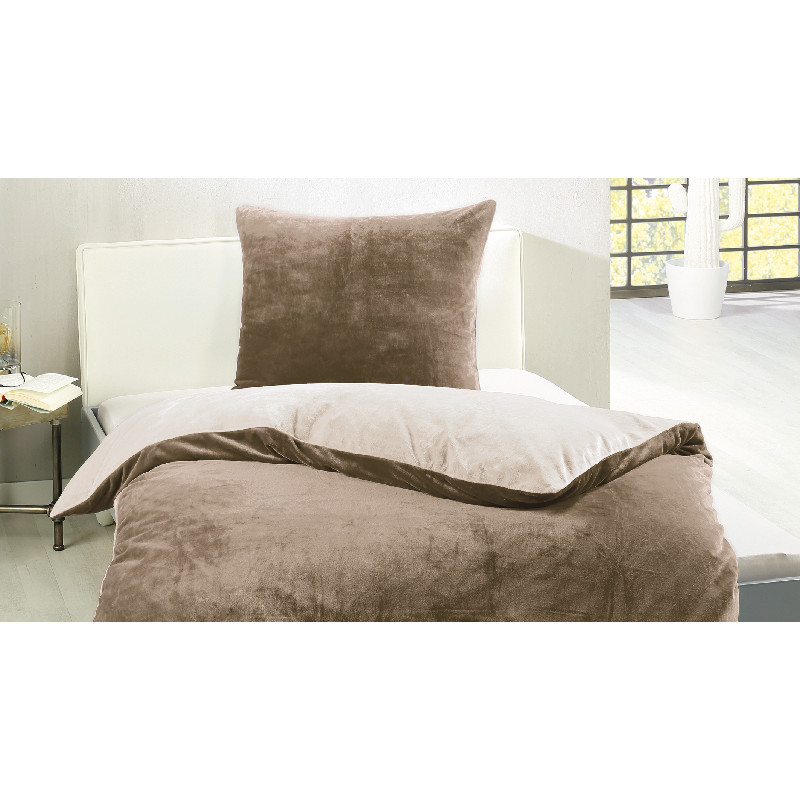 Gözze Premium Cashmere Feeling Wende-Bettwäsche 135 x 200cm/Kissen 80 x 80cm