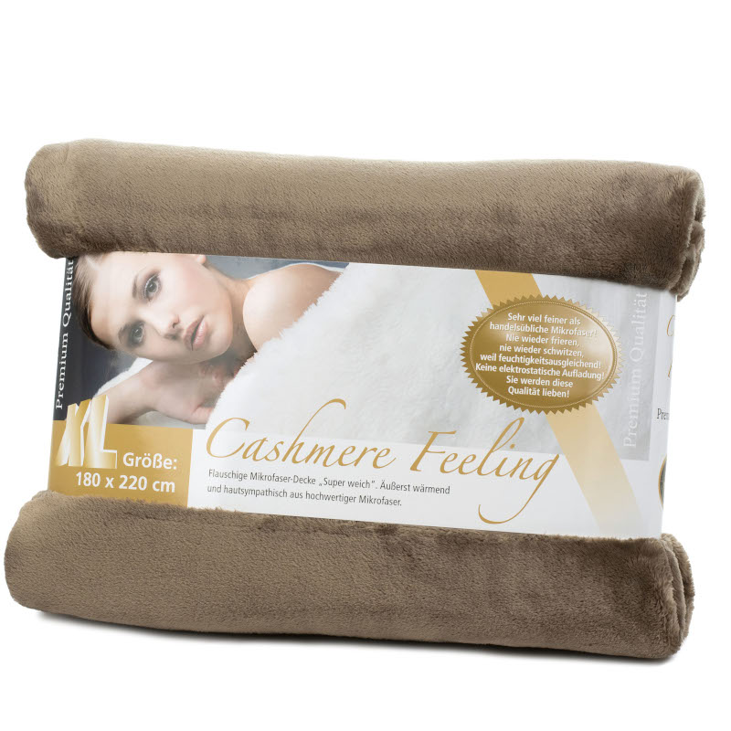 Gözze Premium Cashmere - Feeling Kuscheldecke 180 x 220 cm