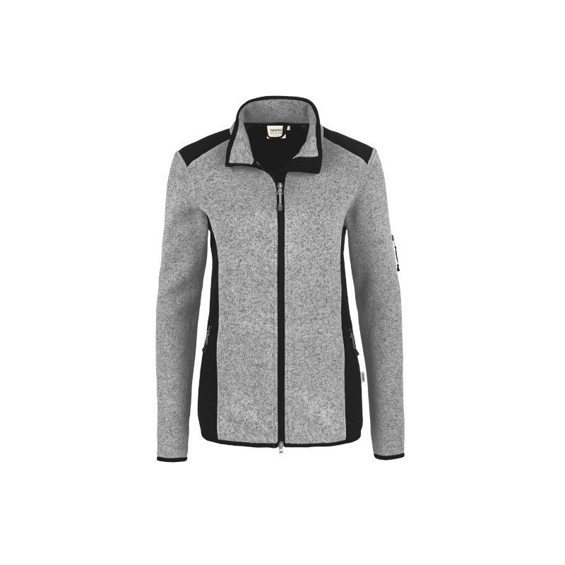 Hakro Damen Strickfleecejacke